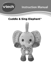 Vtech Cuddle & Sing Elephant User Manual