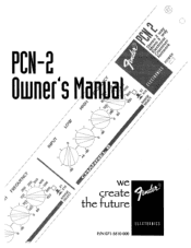 Fender PCN-2 Owners Manual