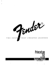 Fender Princeton 112 Owner Manual