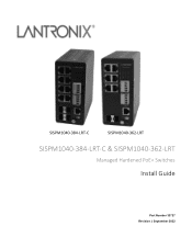 Lantronix SISPM1040-384-LRT-C Installation Guide Rev J PDF 1.29 MB