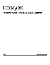 Lexmark C748 Print Drivers for UNIX and LINUX Systems