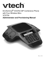 Vtech VCS754 Administrator and Provisioning Manual - Rev 4