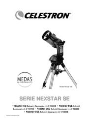 Celestron NexStar 8SE Computerized Telescope NexStar 6 SE and 8 SE  Manual (French)