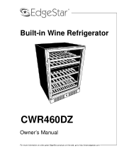 EdgeStar CWR460DZ Owner's Manual