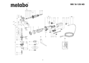 Metabo WE 15-125 HD GED Parts Diagram