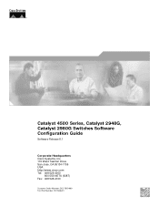 Cisco WS-C2960-24TC-L Software Guide
