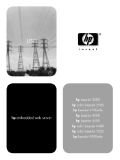 HP 4200dtn HP Embedded Web Server - User Guide