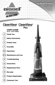 Bissell CleanView OnePass Bundle B0021 User Guide