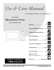 Frigidaire FMCB115GM Use and Care Manual