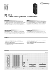 LevelOne IES-0510 Datasheet