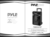 Pyle PWMA447BT Instruction Manual
