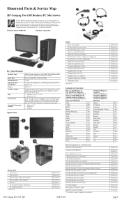 Compaq Pro 6305 Illustrated Parts & Service Map Pro 6305 Business PC Microtower