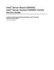 Intel P4000SC Service Guide
