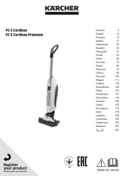 Karcher FC 5 Cordless Operating instructions 1