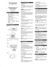 Oregon Scientific RM313PNAS_RM318 User Manual