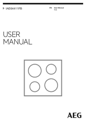 AEG IAE64411FB User Manual