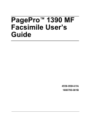 Konica Minolta pagepro 1390MF pagepro 1390MF Facsimilie User Manual English