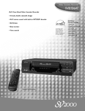 Philips SVB106AT Leaflet