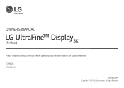 LG 27MD5KL-B Owners Manual