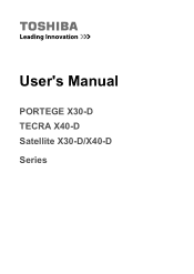 Toshiba Portege PT274C User Guide