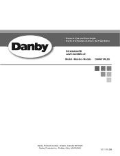 Danby DDW611WLED Product Manual