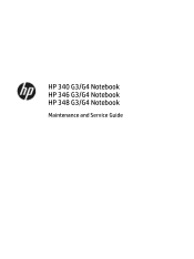 HP 348 Maintenance and Service Guide
