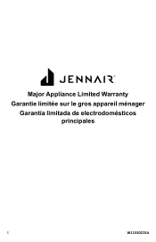 Jenn-Air JIC4530KS Warranty
