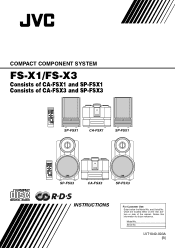 JVC FSX3 Instruction Manual