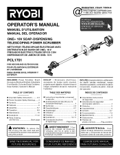 Ryobi PCL1701K Operation Manual 1