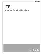 Intermec CK3X Intermec Terminal Emulator (ITE) User Guide