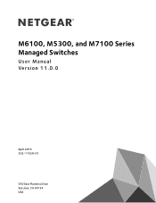 Netgear M6100-44G3-POE User Manual Software Version 11.x