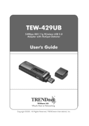 TRENDnet TEW-429UB User Guide