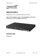 Lantronix SM24T6DPA Installation Guide Rev C PDF 837.00 KB