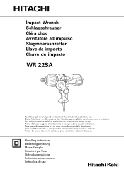 Hitachi WR22SA Handling Instructions