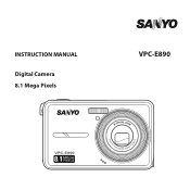 Sanyo VPC-E890 Instruction Manual