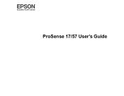 Epson ProSense 17 Users Guide