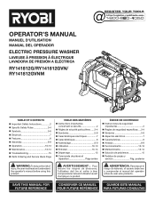Ryobi RY141812G Operation Manual