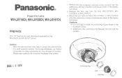 Panasonic WVLXY18C4 WVLXY18C4 User Guide