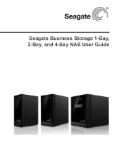 Seagate Business Storage 2-Bay NAS Seagate Business Storage 1-Bay, 2-Bay, and 4-Bay NAS User Guide
