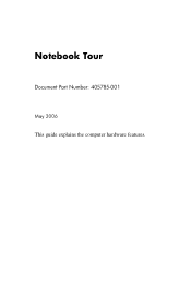 Compaq nc4400 Notebook Tour