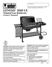 Weber Genesis 3000 NG Owner Manual