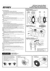 Jensen XS652 Instruction Manual