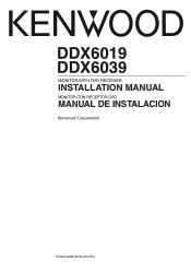 Kenwood DDX6039 User Manual 3