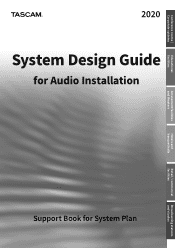 TASCAM MX-8A TASCAM System Design Guide for Audio Installation 2020