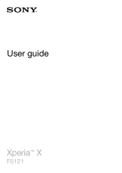 Sony Ericsson Xperia X User Guide