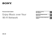 Sony SRS-X9/B Enjoy Music over Your Wi-Fi Network