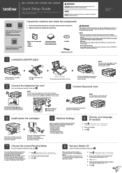 Brother International MFC-J880DW Quick Setup Guide