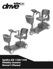 Hoveround Spitfire EX 4-Wheel Travel Scooter Owners Manual
