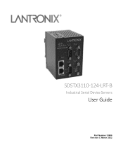 Lantronix SDSTX3110-124-LRT-B SDSTX3110-124-LRT-B User Guide Rev C