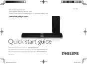 Philips HTL7180 Quick start guide